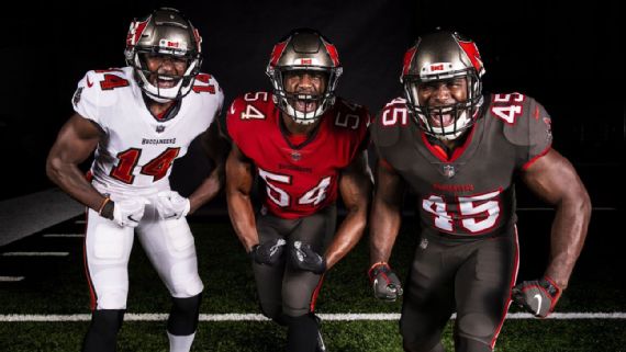 NFL team with best new uniform - Rams, Bucs, Falcons, Browns, Chargers or  Patriots? - ESPN