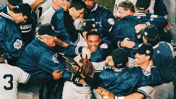 New York Yankees shortstop Derek Jeter, from The Team that George Built: A  Portfolio of the 1998 Yankees