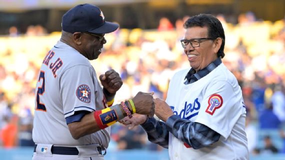 Dodgers retire Fernando Valenzuela's No. 34 four decades after