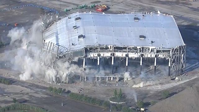 Implosion to rock the Palace of Auburn Hills Saturday morning