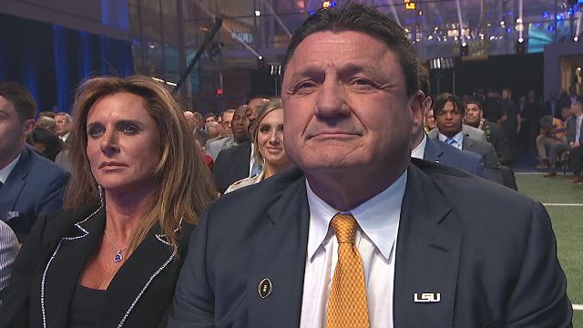 LSU's Ed Orgeron is AP college football coach of the year – KGET 17
