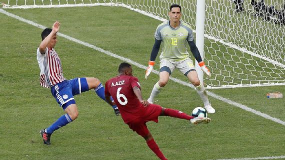 Paraguay vs. Qatar EPA