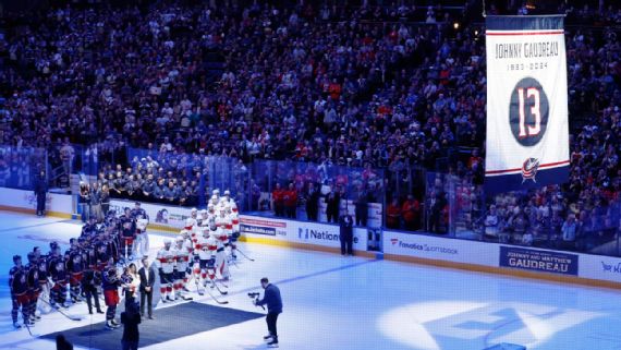Werenski honors Gaudreau.