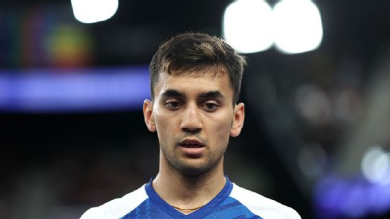 Lakshya Sen during training.