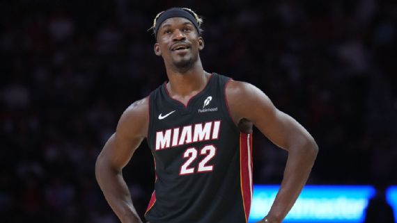 Jimmy Butler on the court