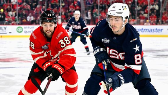 Werenski at 4 Nations Face-Off.