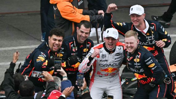 Max Verstappen took his fourth consecutive win from pole at Suzuka.