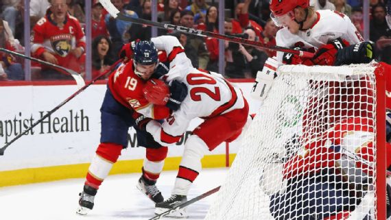 Matthew Tkachuk reacts during a game