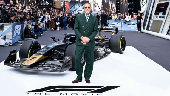 Brad Pitt in F1: The Movie