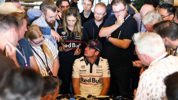 Max Verstappen at Silverstone