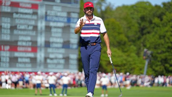 Cameron Young was a standout for the U.S. team.