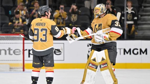Mitch Marner in Golden Knights uniform