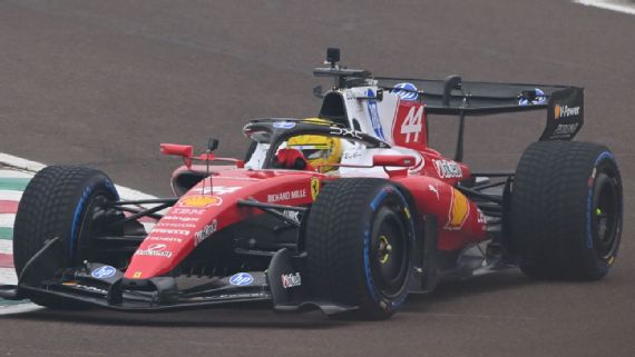Lewis Hamilton got his first taste of F1 2026 when completing laps in the Ferrari on Friday.