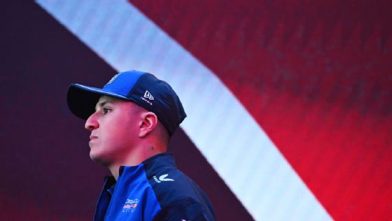 Isack Hadjar crashed the new Red Bull on the second day of preseason testing