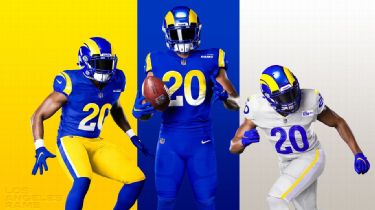 The Seattle Seahawks And Los Angeles Rams Unveil Latest 'Color
