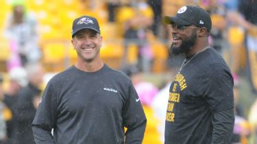 We meet again: Ravens' Harbaugh, Steelers' Tomlin face off for 34th time