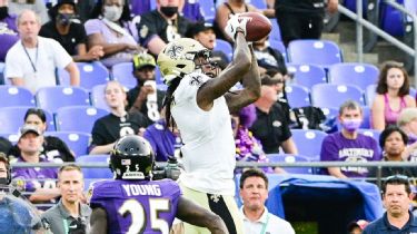 WATCH: Marquez Callaway makes wild 24-yard catch in preseason vs. Chargers  - On3