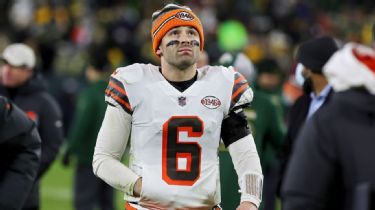 Browns quarterback Baker Mayfield won't face Bengals in Cleveland