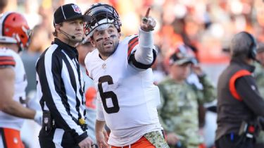 Jake Trotter on X: This #Browns fan repurposing his Baker Mayfield jersey  with duct tape…  / X