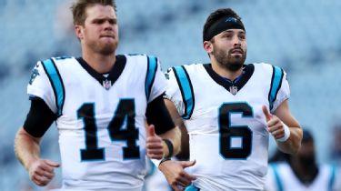 Carolina Panthers name Baker Mayfield as starting QB for Week 1 vs.  Cleveland Browns - ESPN