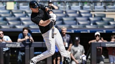 Yankees slugger Aaron Judge faces live pitching for the first time since  right toe injury - ABC News