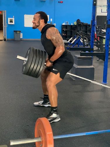 aj dillon squat