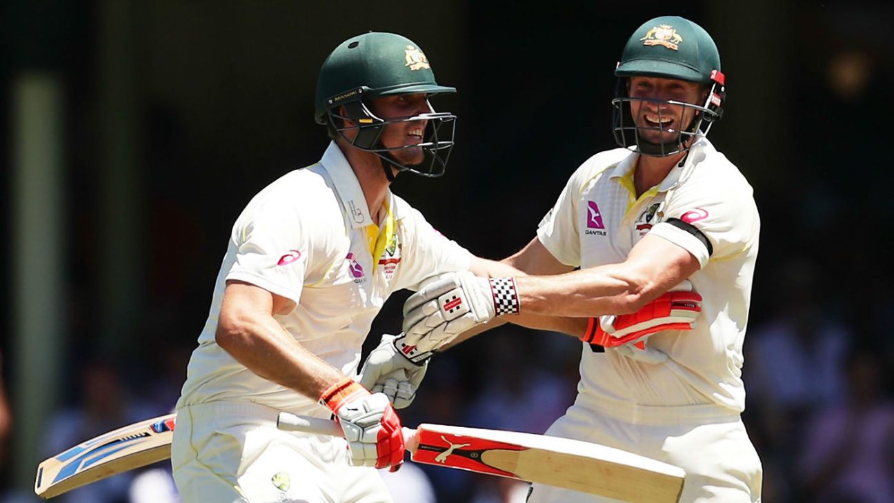 Brother in arms leaves Mitchell Marsh in dire straits