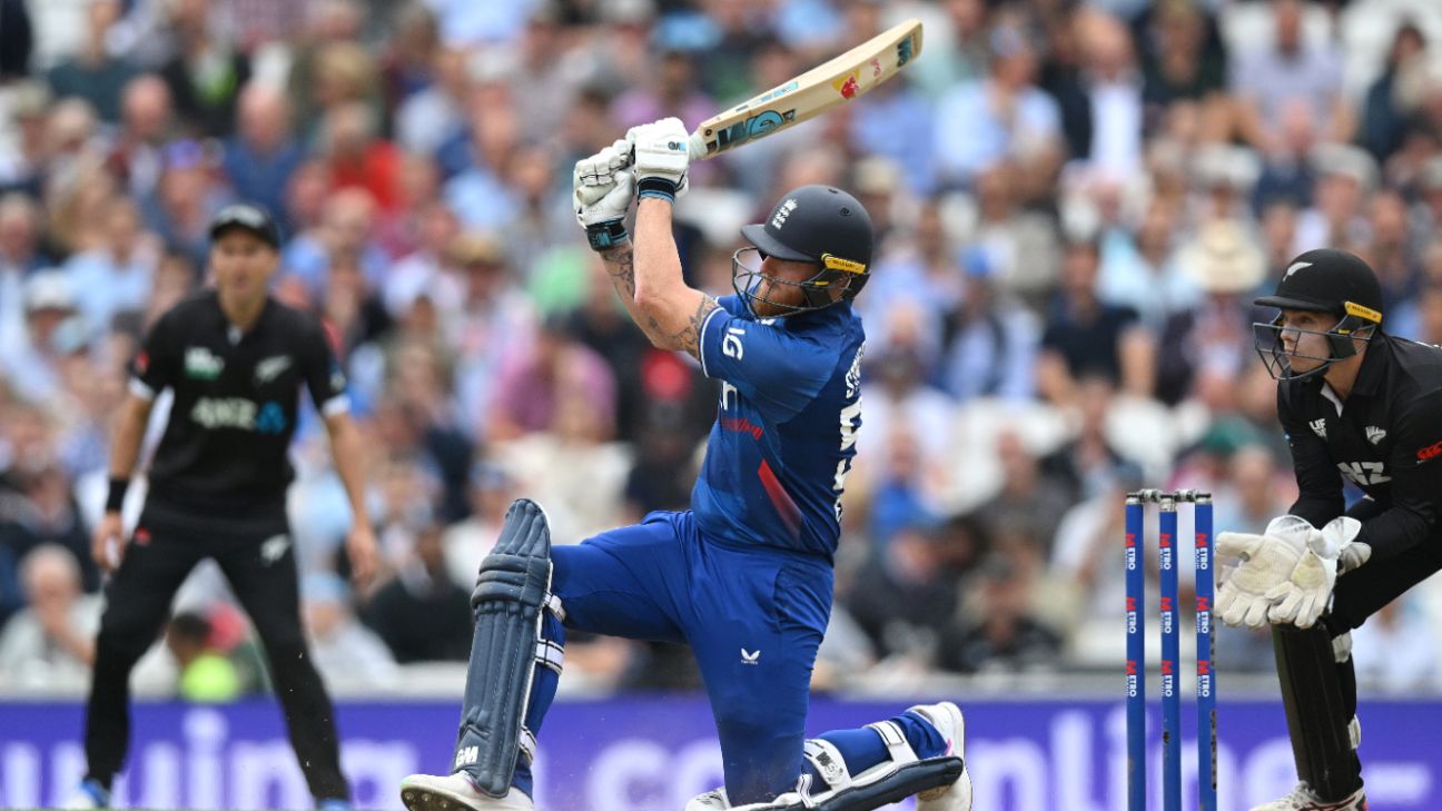 Stats Stokes 182 the highest individual ODI score for England ESPN