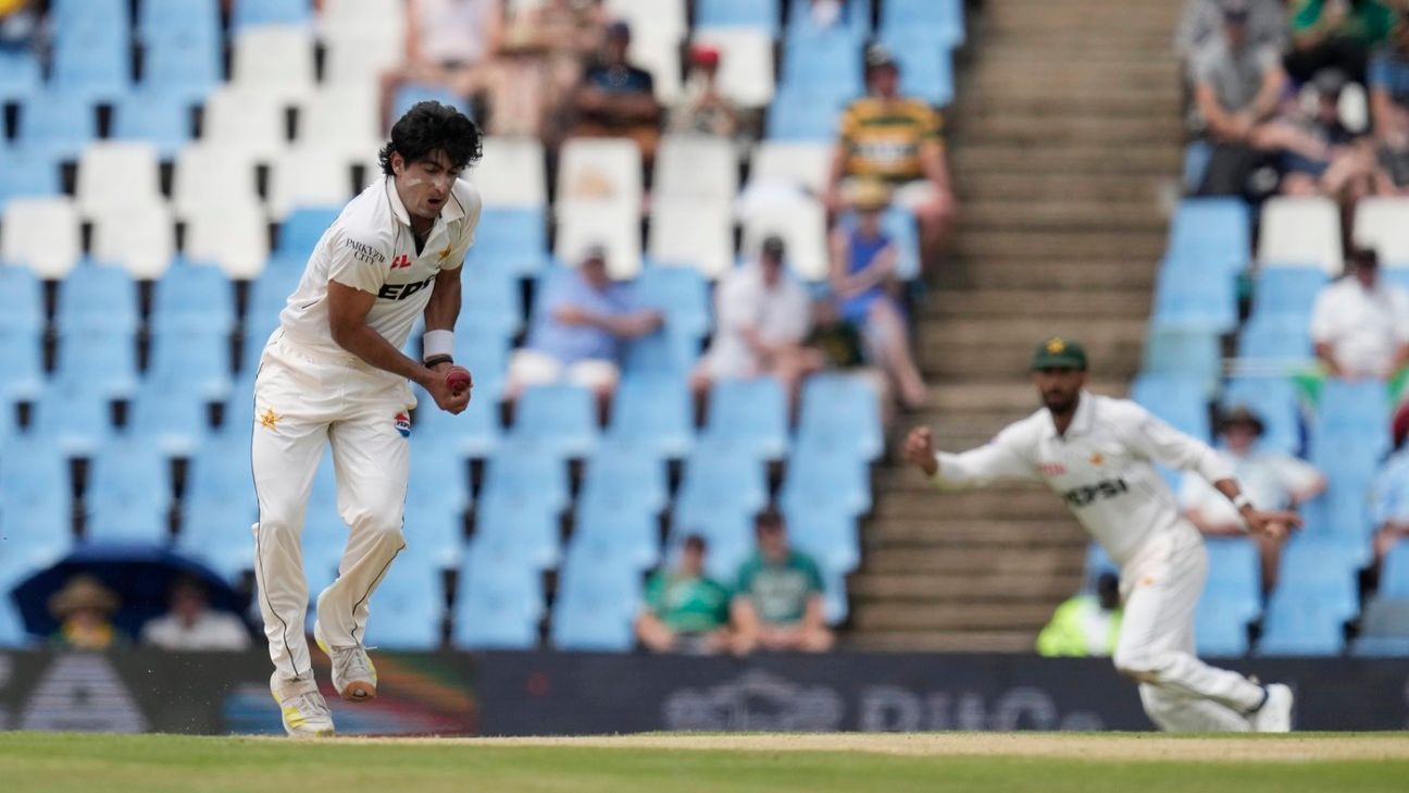 Naseem Shah smiles at Test cricket on a rollercoaster day