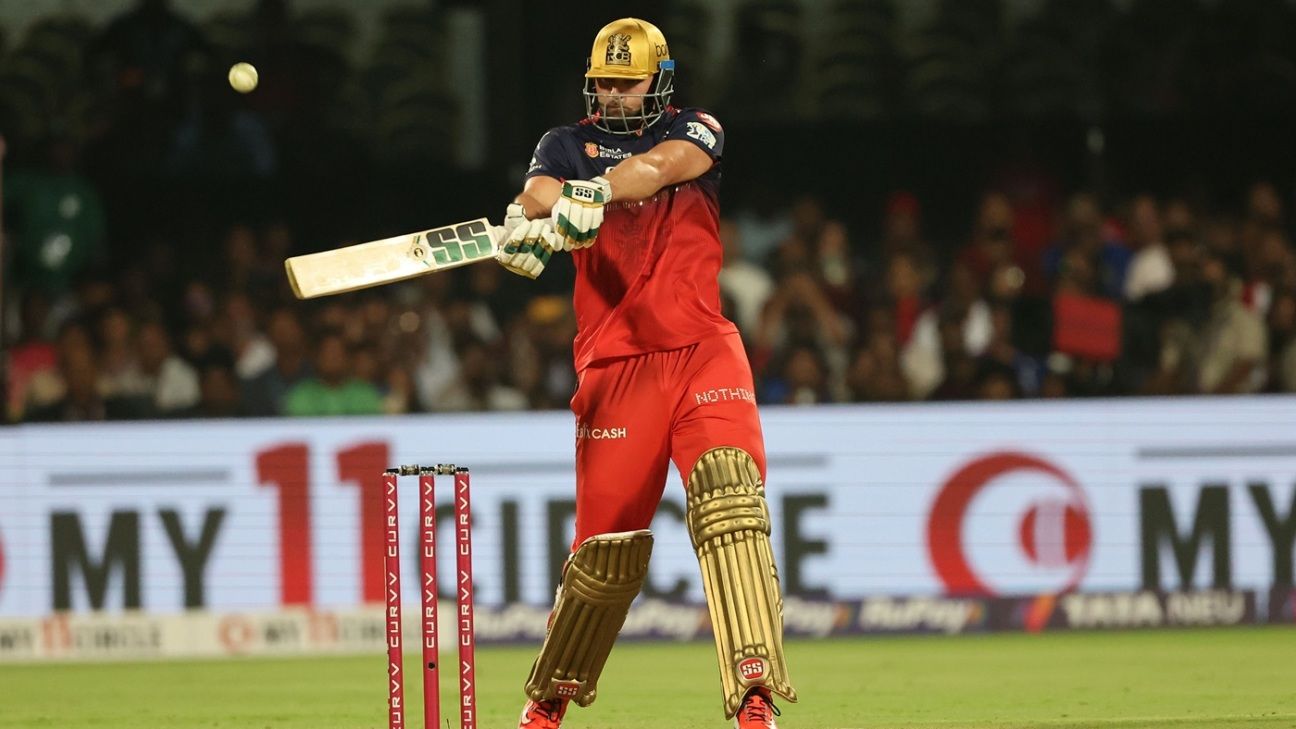 Finisher Tim David is happy to be a spectator when RCB bat