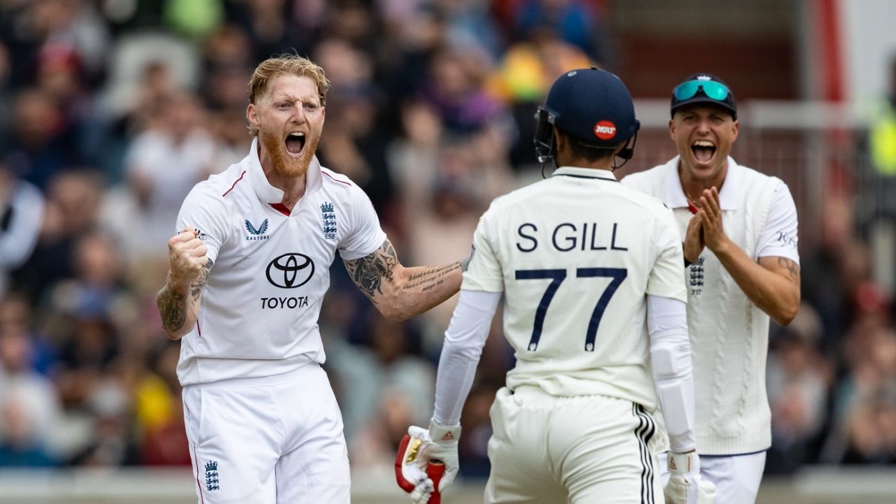 England bowlers strike back after India's solid batting display.