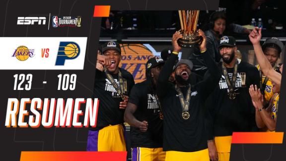 ¡los Lakers Se Convirtieron En Los Primeros Campeones Del In Season Tournament Espn Video