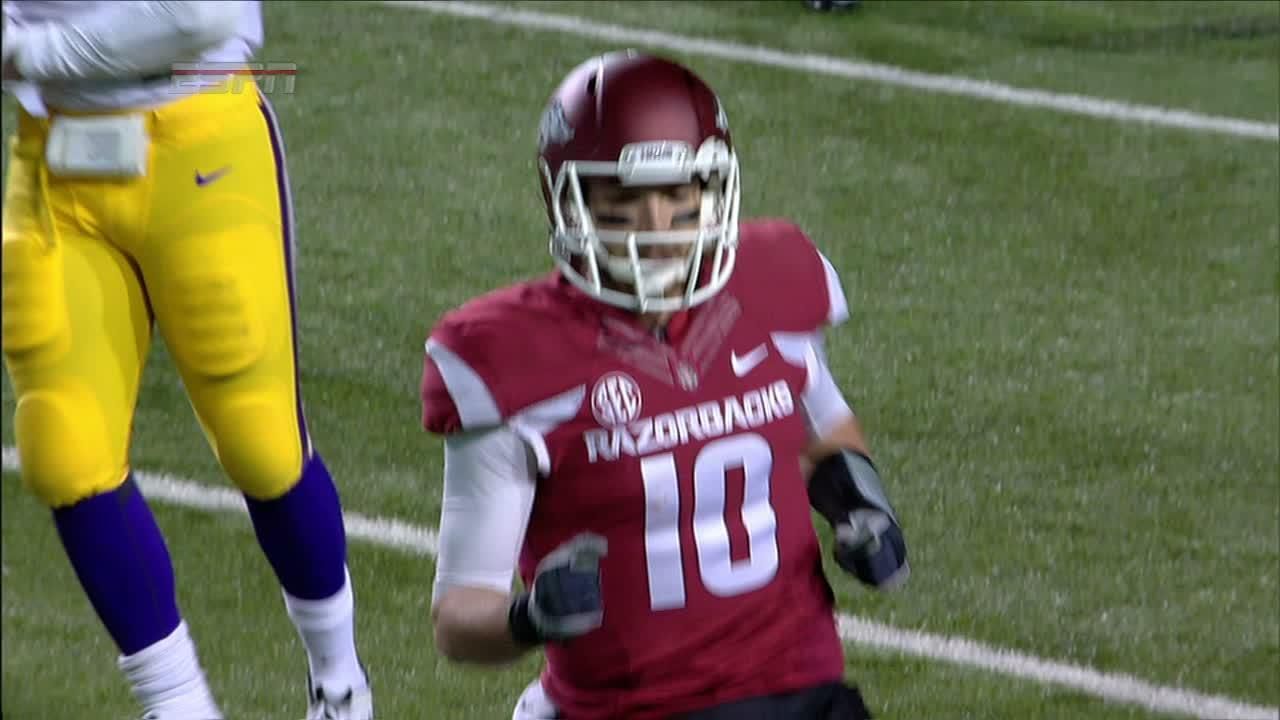 4Q ARK B. Allen pass,to K. Hatcher for 14 yds for a 1ST down - ESPN Video