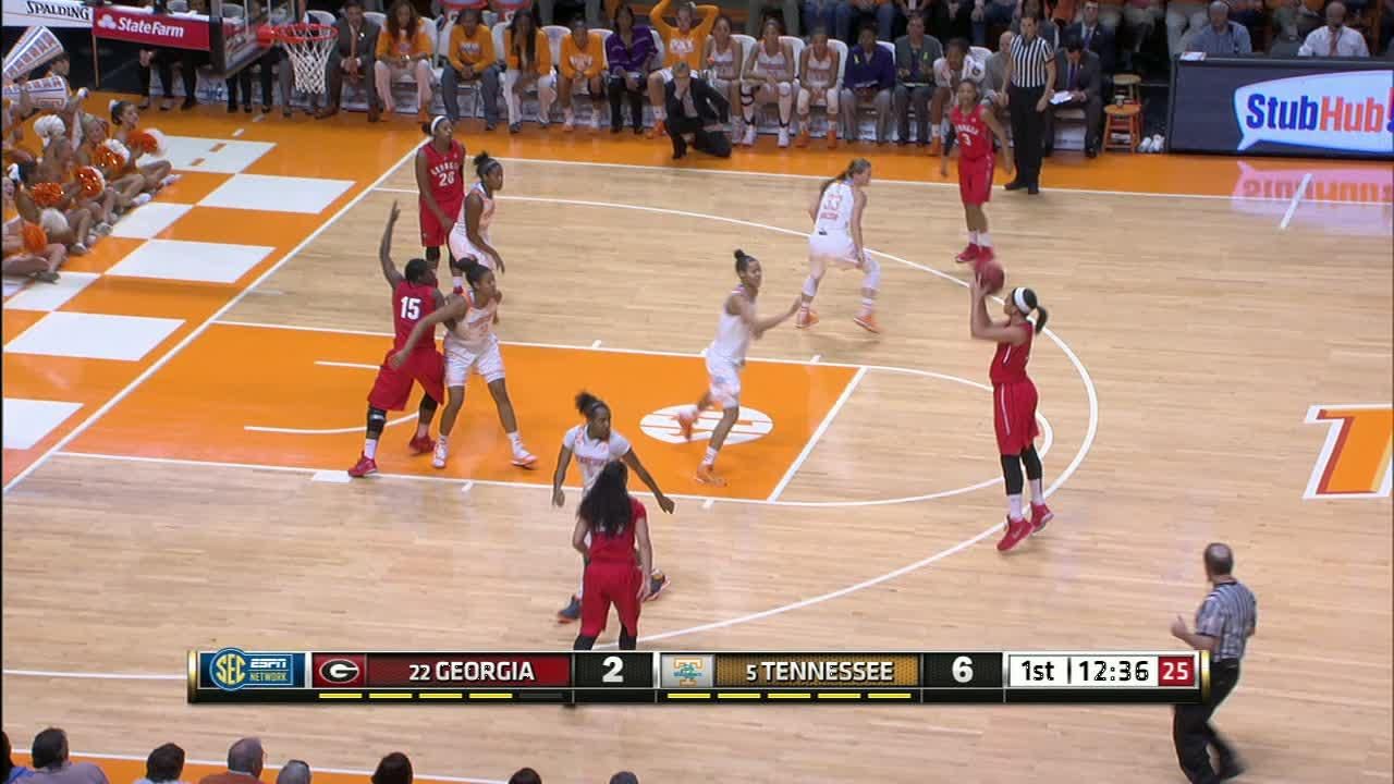 1h Uga M Engram Made Three Point Jumper Assisted By M Butler