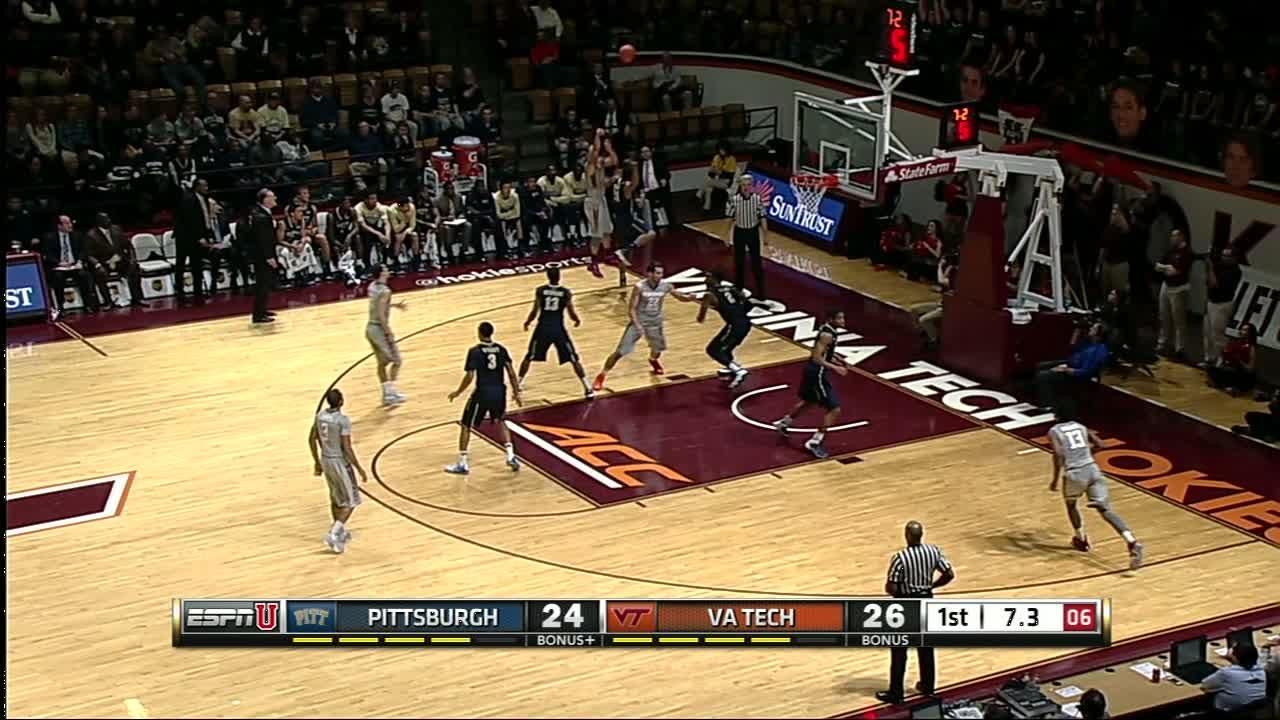 1h Vt M Muller Made Three Point Jumper Assisted By D Wilson Espn Video 0184