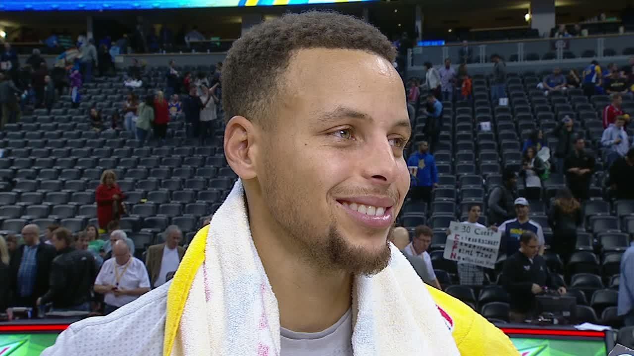 Curry on 15-0: 'It was a huge accomplishment for us' - ESPN Video