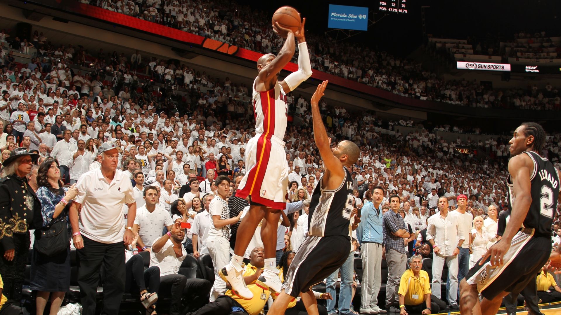 Ray Allen's clutch three for Heat in Game 6 - ESPN Video