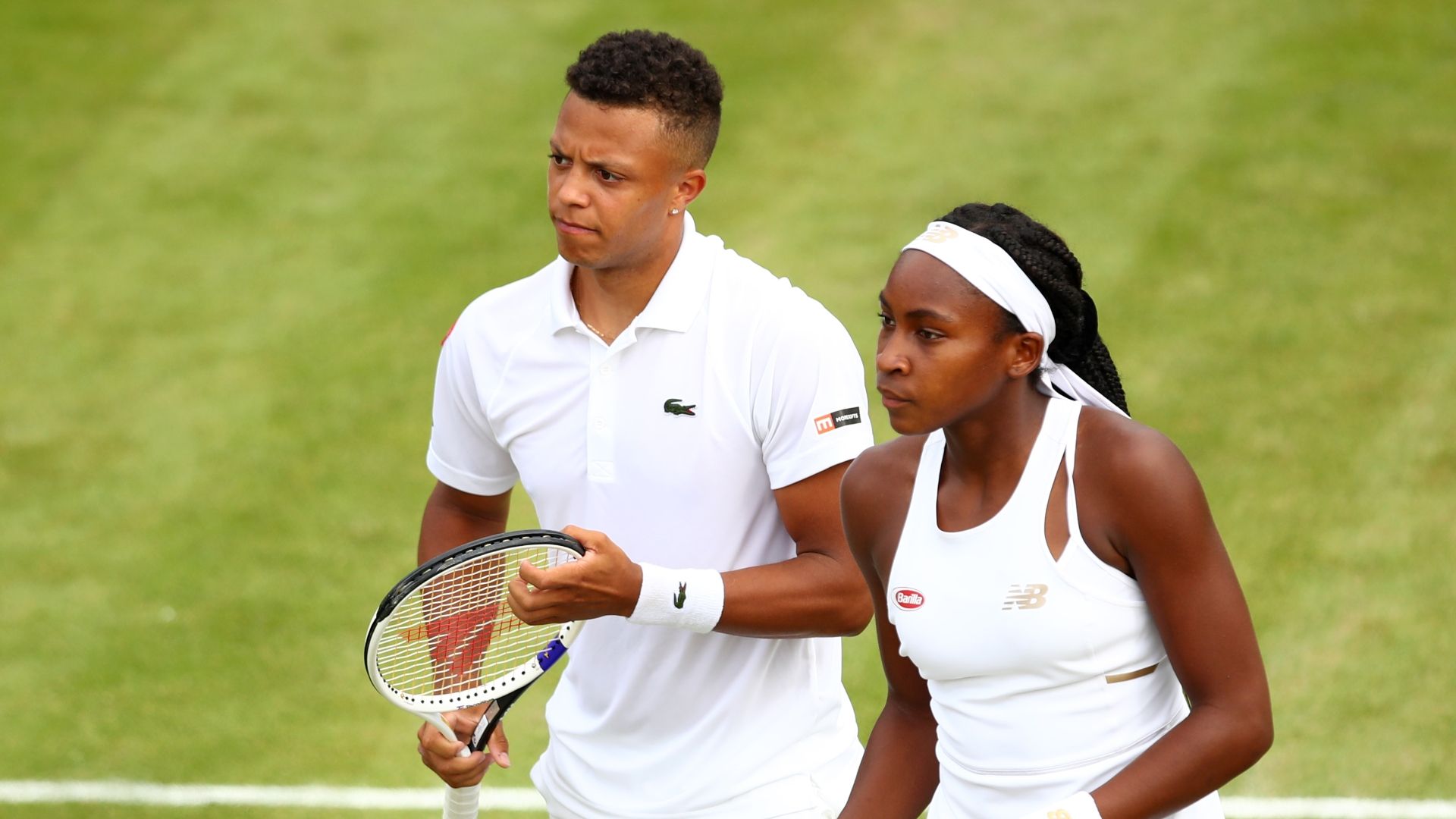 Coco Gauff falls in mixed doubles ESPN Video