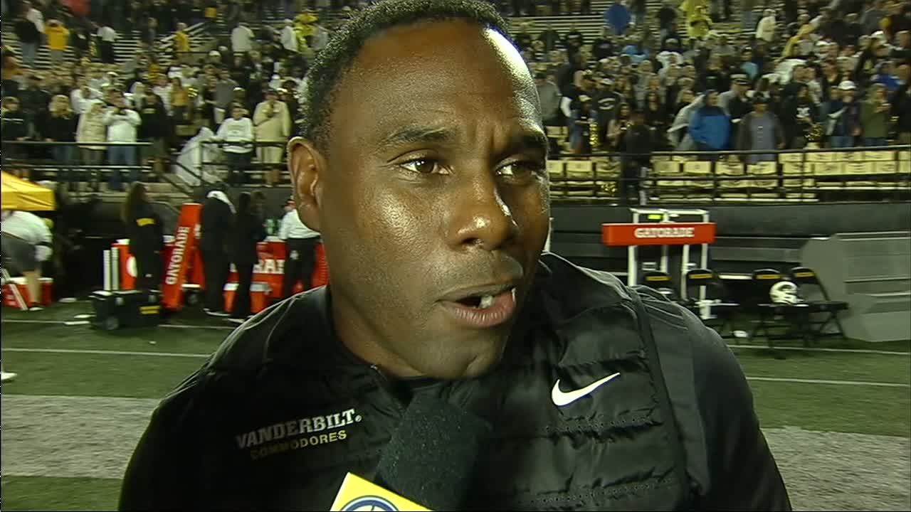 Vandy Coach Mason Fired Up After Upset Espn Video
