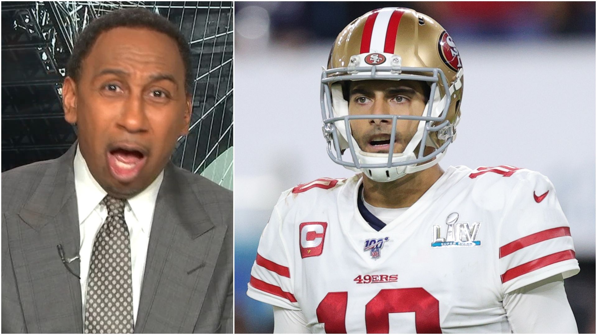 Stephen A Sounds Off On Jimmy G Espn Video