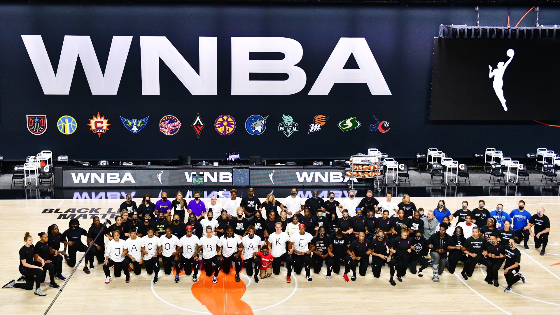Jefferson and Barnes praise WNBA for taking the lead on fighting social