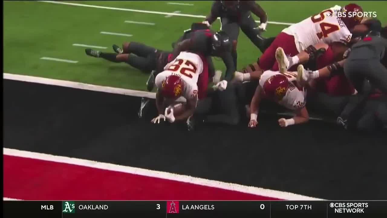 Touchdown! Breece Hall scores vs. UNLV - ESPN Video