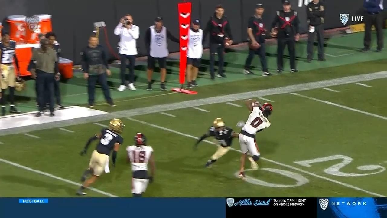 Tre'Shaun Harris makes a man miss, dives in for Oregon State TD ESPN