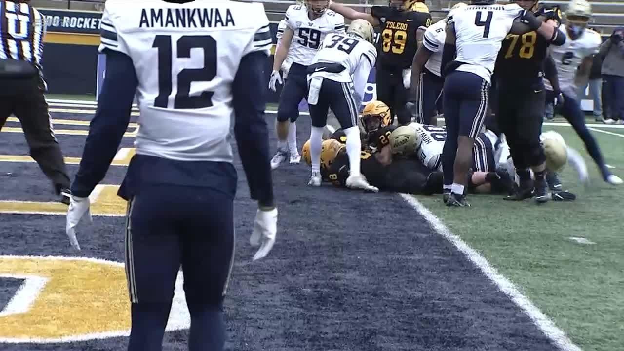 Touchdown! Bryant Koback scores vs. Akron ESPN Video