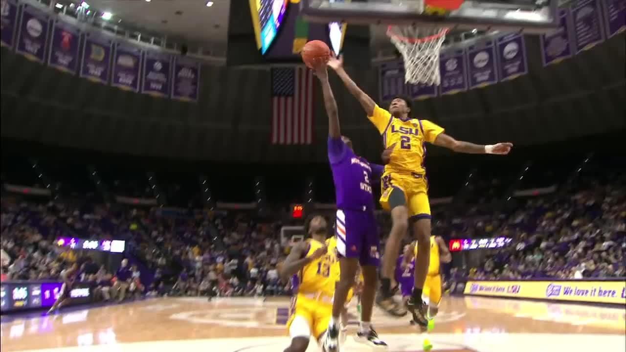 Eric Gaines denies Northwestern State Demons with swat ESPN Video