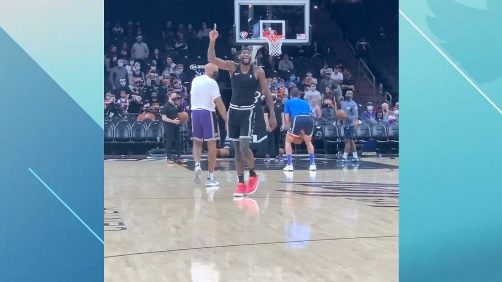 Ayton buries halfcourt granny shot ESPN Video