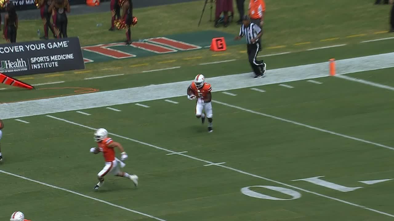 Hurricanes in business after big kick return ESPN Video