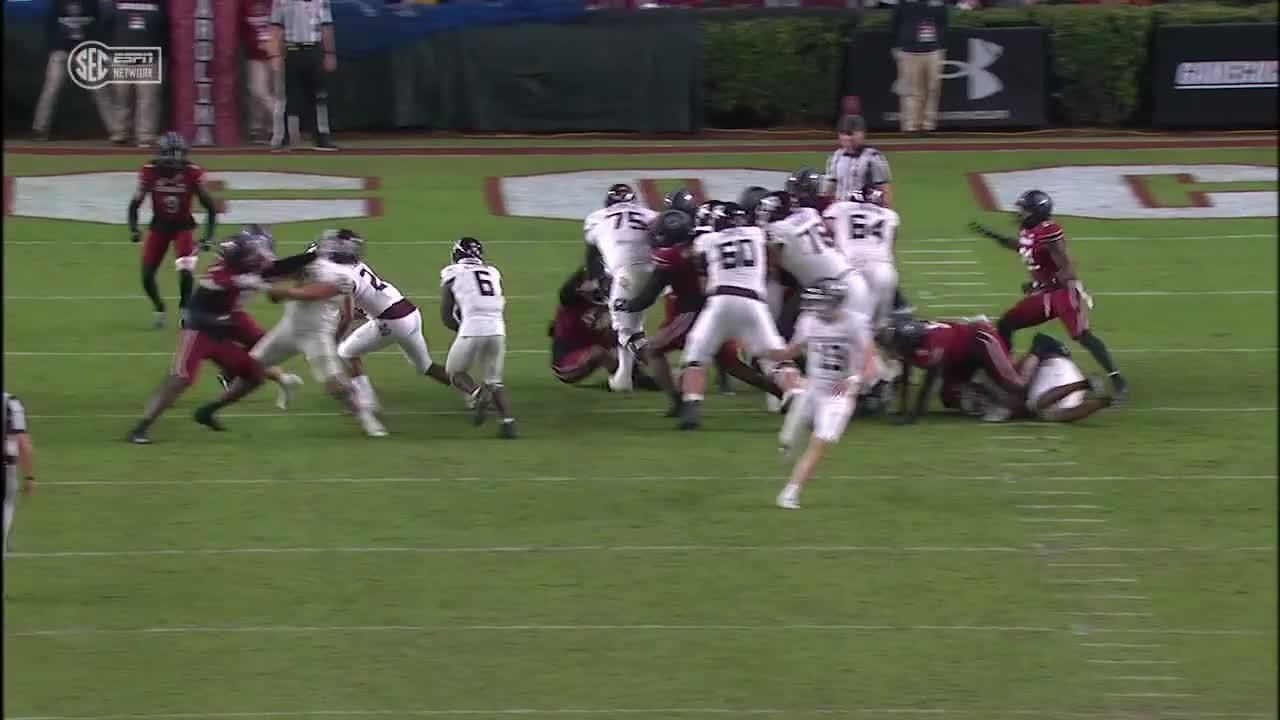 Touchdown devon achane scores vs south carolina espn video