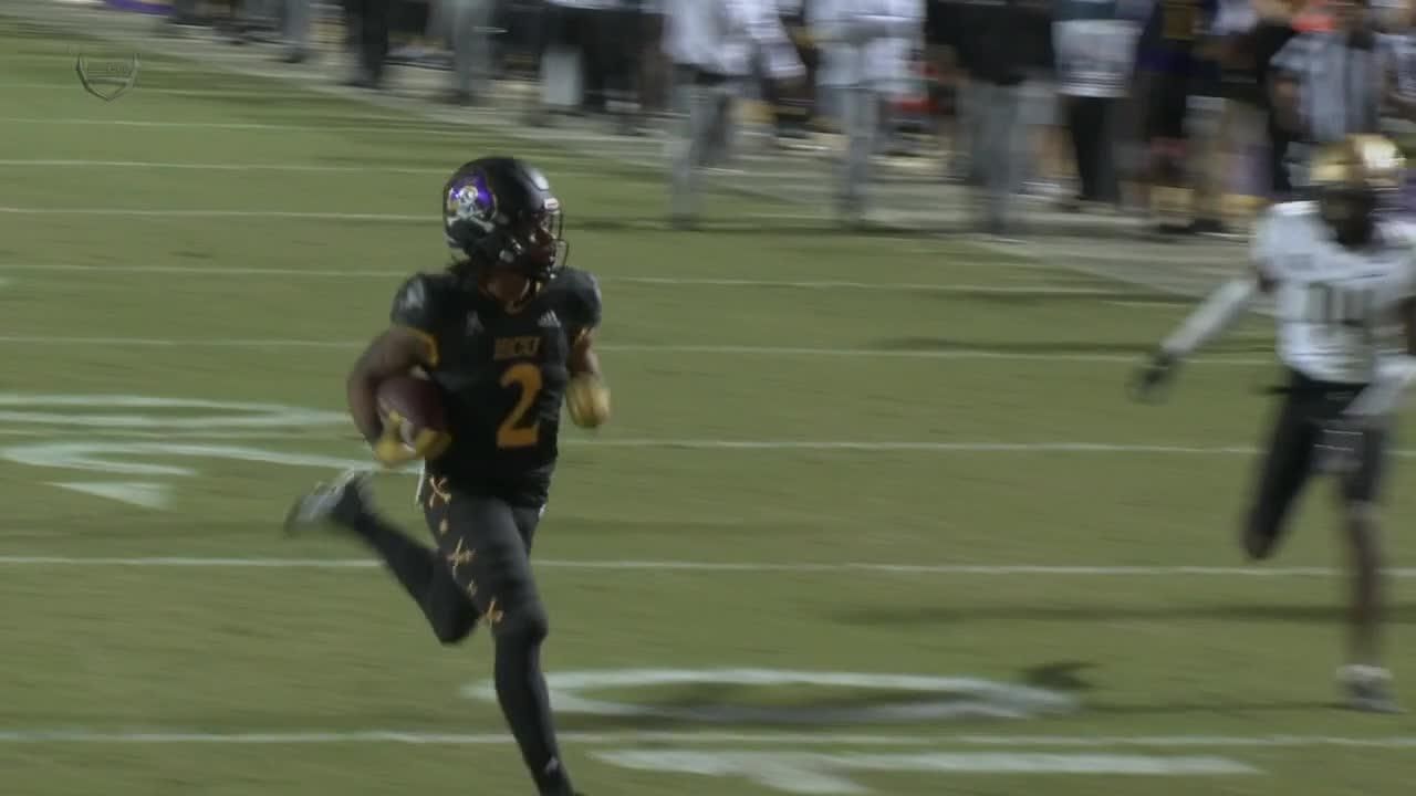 Keaton Mitchell turns on the burners for his 2nd TD ESPN Video