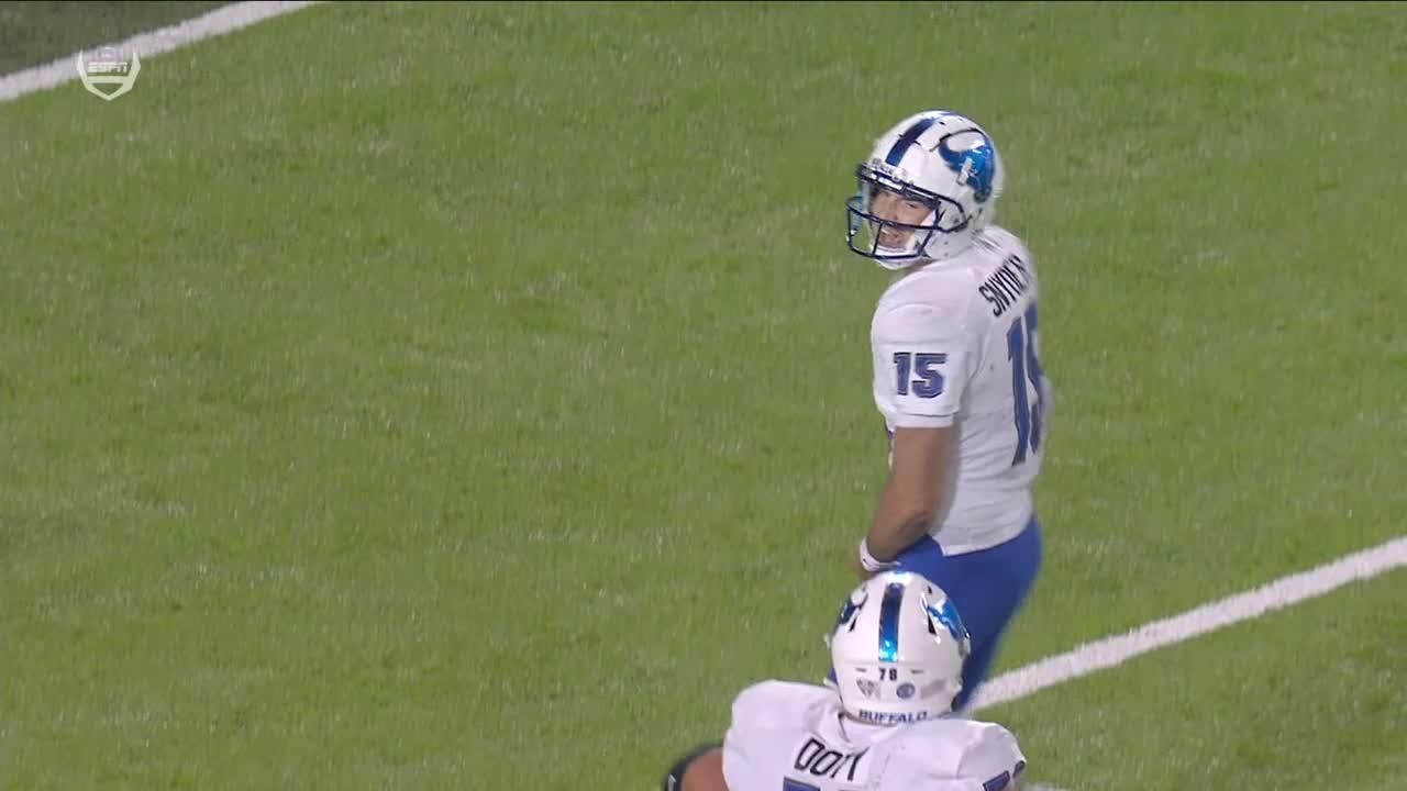 Cole Snyder connects for 12yard TD pass ESPN Video
